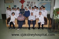 Patient Who has Accepted Dialysis with Creatinine 1011umol/L TCM treatment