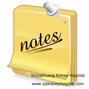 Notes of CKD patients to prevent the ESRD