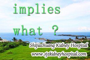 What does 191umol/L Creatinine Level Implies in Chronic Kidney Disease