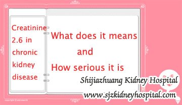 What does Creatinine 2.6 Means and How Serious It Is