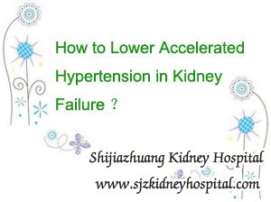 How to Lower Accelerated Hypertension in Kidney Failure