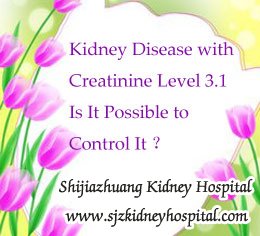 Kidney Disease with Creatinine Level 3.1 Is It Possible to Control It