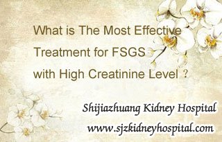 What is The Most Effective Treatment for FSGS with High Creatinine Level