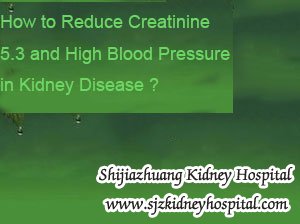 How to Reduce Creatinine 5.3 and High Blood Pressure in Kidney Disease