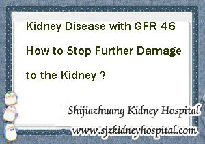 Kidney Disease with GFR 46 How to Stop Further Damage to the Kidney