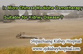 CKD treatment,Kidney Disease,Micro-Chinese Medicine Osmotherapy