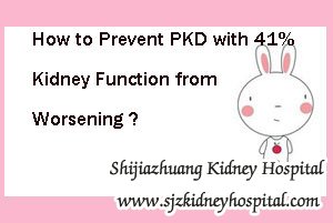 How to Prevent PKD with 41% Kidney Function from Worsening