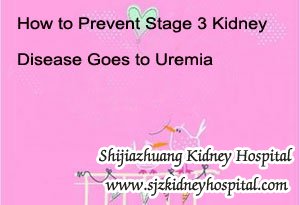 How to Prevent Stage 3 Kidney Disease Goes to Uremia