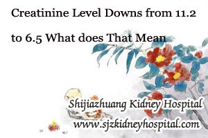 Creatinine Level Downs from 11.2 to 6.5 What does That Mean