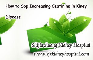 How to Sop Increasing Ceatinine in Kiney Disease