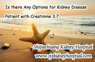 Is there Any Options for Kidney Disease Patient with Creatinine 3.7