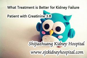What Treatment is Better for Kidney Failure Patient with Creatinine 3.8
