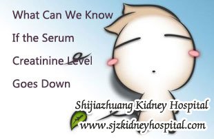 What Can We Know If the Serum Creatinine Level Goes Down