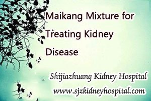 Maikang Mixture for Treating Kidney Disease