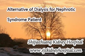 Alternative of Dialysis for Nephrotic Syndrome Patient