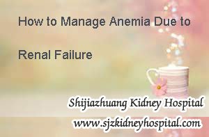 How to Manage Anemia Due to Renal Failure