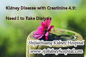 Kidney Disease with Creatinine 4.9: Need I to Take Dialysis
