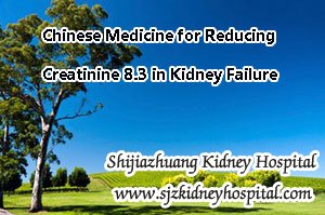 Chinese Medicine for Reducing Creatinine 8.3 in Kidney Failure