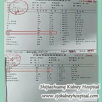 How is It Possible to Reduce Creatinine from 811 without dialysis